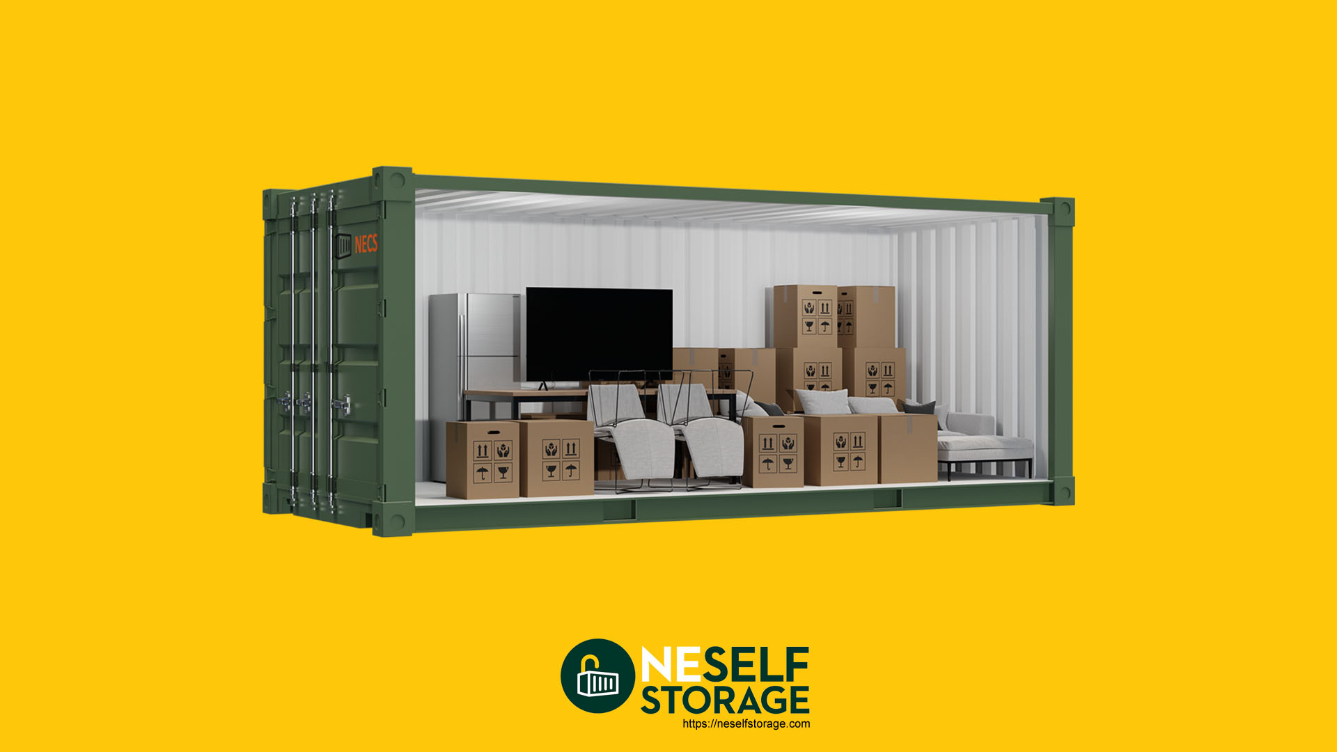 20 Foot Storage Containers - NESelfStorage, Cramlington