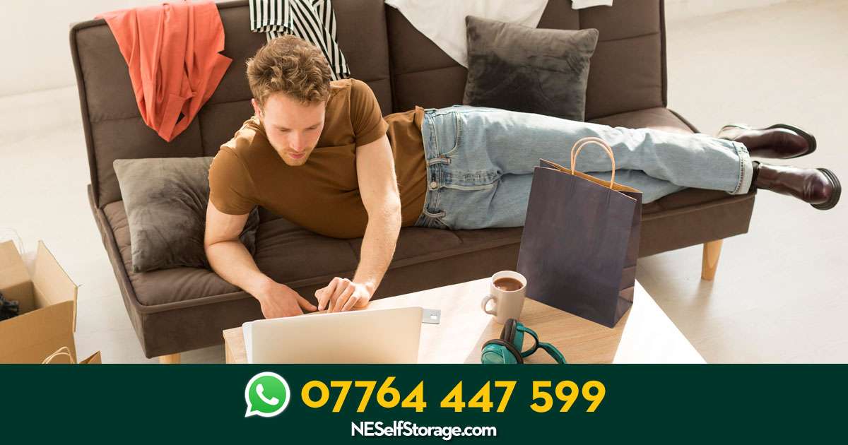 How much space do I need for a 2-bedroom flat's contents? - NE Self Storage, Cramlington