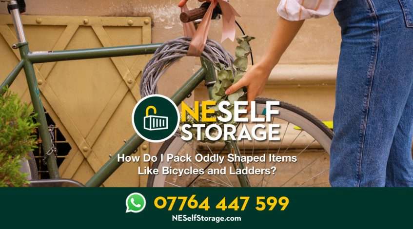 How Do I Pack Oddly Shaped Items Like Bicycles and Ladders - NE Self Storage, Cramlington, Northumberland